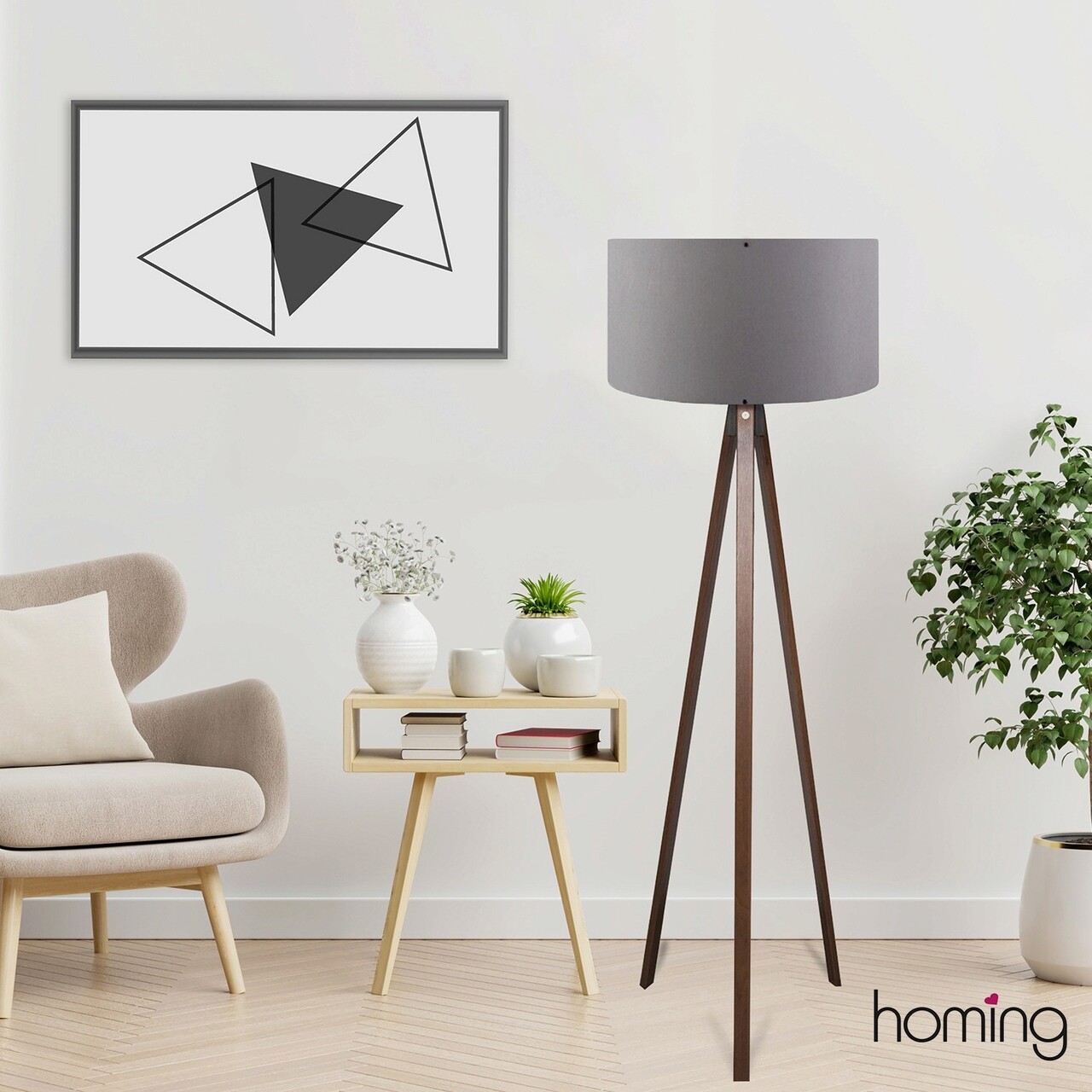 Lampadar, Opviq, 780SGN3483, Gri - imagine 4